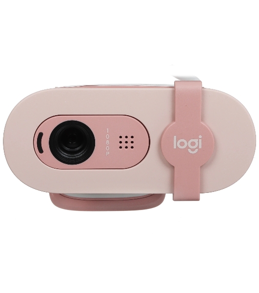 Веб-камера Logitech Brio 90 (960-001625) pink