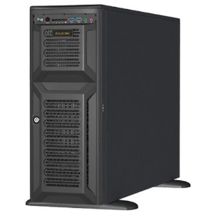 Серверный корпус 4U, ATX /E-ATX, Tower,8x3.5' hs+3x5.25'' int + 1x3.5'' SAS/SATA,12Gbps Backplane (for 3.5' HDD)including Rear Fan Module Kit*2, and converter cables for GPU AOC PWR; 2200W CPRS(1+1)