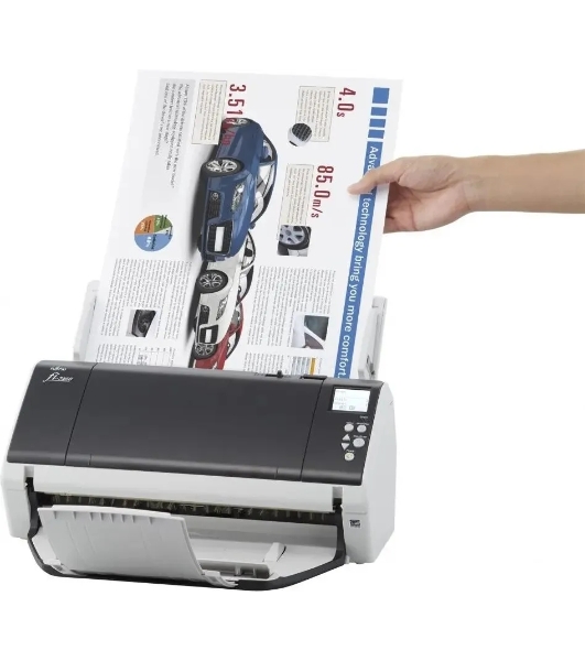 Сканер Fujitsu scanner fi-8170 уровня рабочей группы, 70 стр/мин, 140 изобр/мин, А4, двустороннее устройство АПД, USB 3.2, светодиодная подсветка.