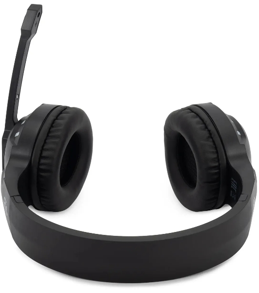 Гарнитура Oklick HS-L420G чёрный, беспроводная + проводная, Bluetooth, до 30 ч, подсветка