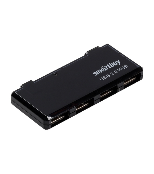 USB-концентратор Smartbuy SBHA-6110-K, USB 2.0, USB 4 порта, USB