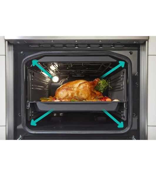Плита электрическая Gorenje GEC5C41SG серый, конфорок 4 электрических, духовка 70 л, 50 см x 85 см x 59.4 см (без крышки)