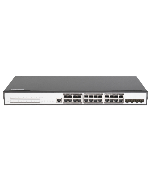 Коммутатор GIGALINK GL-SW-G204-28P, 24×1 Гбит/с PoE + 4×10 Гбит/с SFP+, управляемый