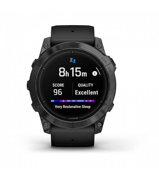 Умные часы Garmin Epix Pro Gen 2 Standard Edition, 1.4' AMOLED, ANT+, Bluetooth, GPS, NFC, Wi-Fi, 10 ATM, серый / черный