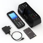 Мобильный телефон Maxvi RT-03 + док-станция, черный, фото12