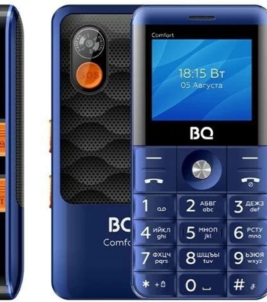 Мобильный телефон BQ 2006 Comfort синий/черный