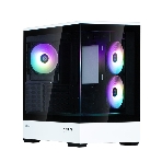 Компьютерный корпус ZALMAN P30 BW, MATX, BLACK/WHITE, WINDOW, 2x3.5', 3x2.5', 1xUSB TYPE-C, 1xUSB 3.0, SIDE 2x120мм ARGB, REAR 1x120мм ARGB, фото 1