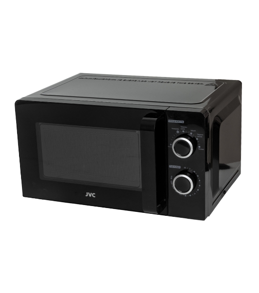 Микроволновая печь JVC JK-MW130M черный, 20 л, 700 Вт, переключатели - поворотный механизм
