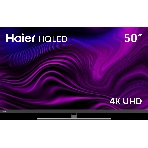 Телевизор Haier 50' AX Pro серебристый DLED 4K UHD 60Hz Smart TV Android TV, фото 1