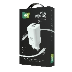 Сетевое зарядное устройство MORE CHOICE NC85i 1USB+1Type-C 3.0A PD 20W+QC3.0 для Lightning 8-pin Type-C, белый, фото5