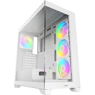 Компьютерный корпус Ocypus Gaммa C72 WH ARGB ATX/win/white/4 ARGB fans/no PSU/Tempered Glass