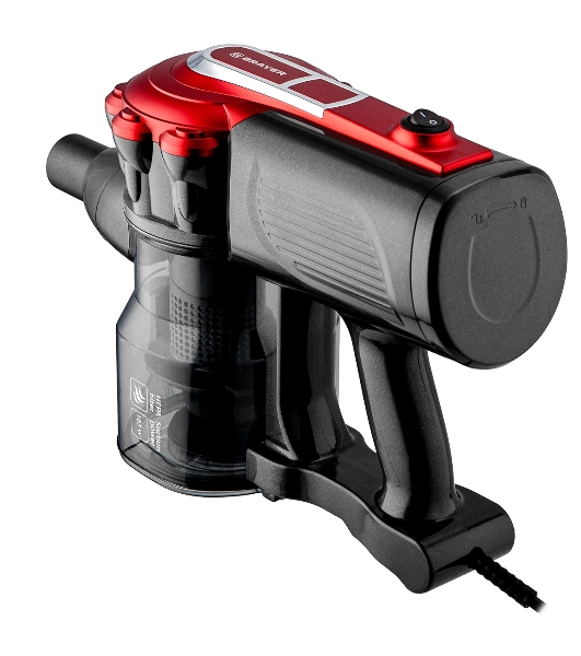 Пылесос вертикальный BRAYER BR4268 серый/красный, питание от сети, 185 Вт, уборка сухая, пылесборник 0,8 л