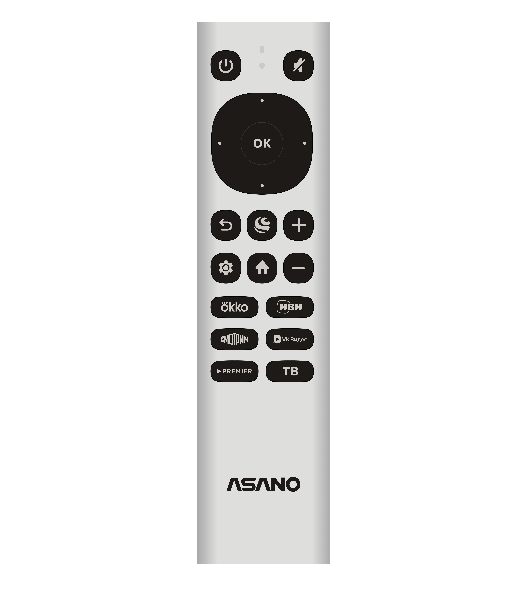 Телевизор Asano 43' 43LF5011T белый LED FHD 60Hz Салют ТВ