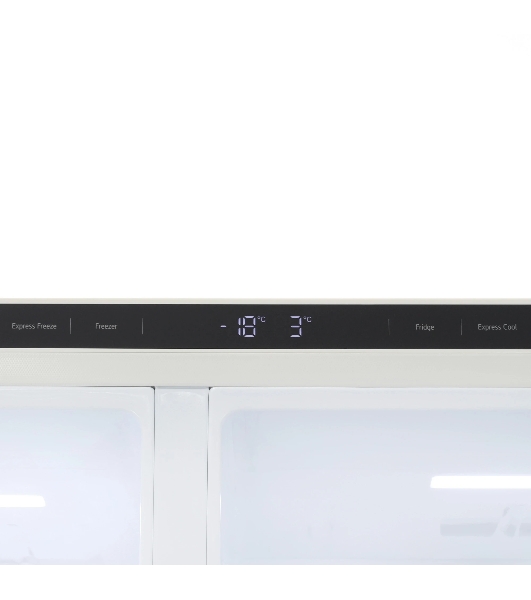 Холодильник LG GC-B257KEHW бежевый двухкамерный 422/206 л., морозилка сбоку, No Frost, Side by Side