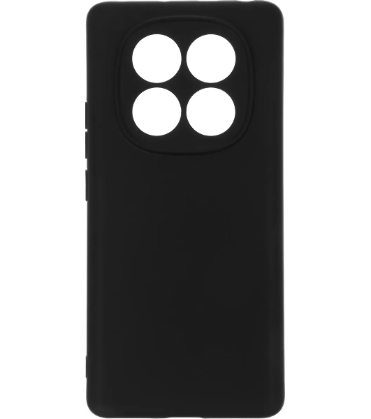 Чехол (клип-кейс) BoraSCO для Xiaomi Redmi Note 14 Pro 4G Silicone Case черный (74848)