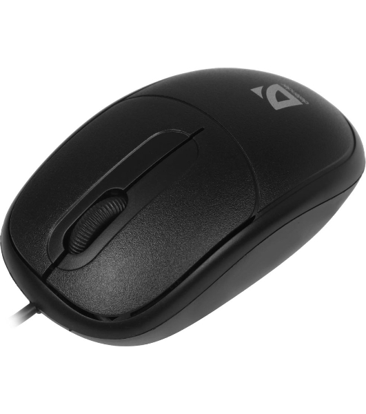 Мышь проводная Defender Datum MS-980 черный, 1000 dpi, USB, кнопки - 3