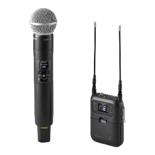 Ручной передатчик SHURE SLXD2/SM58=-H56 с капсюлем SM58. Частота UHF 518-562 МГц