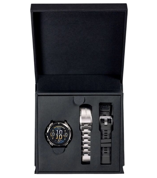 Умные часы Garmin Fenix 8 1.4' AMOLED, Wi-Fi, Bluetooth, NFC, 100м, титановый серый / титановый