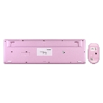 Комплект клавиатура+мышь Smartbuy 105AG беспроводной, USB, 1200 DPI, розовый, фото2