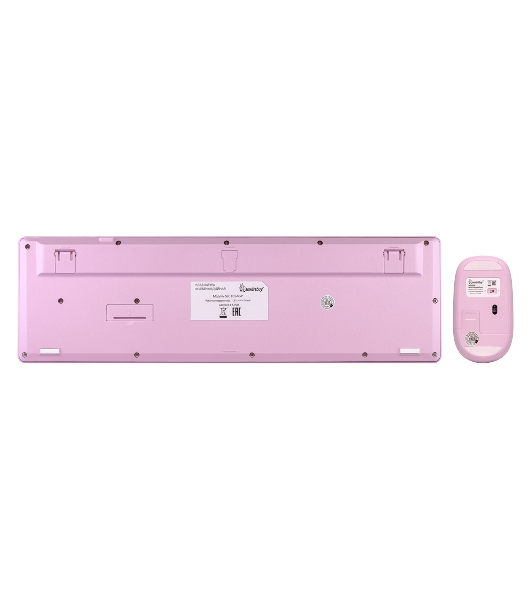 Комплект клавиатура+мышь Smartbuy 105AG беспроводной, USB, 1200 DPI, розовый