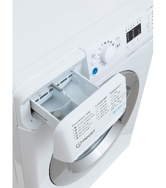 Стиральная машина Indesit BWSA 6109 WSV RU белый, загрузка фронтальная 6 кг, 1000 об/мин, класс: А