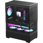Корпус Formula Crystal Z1 Plus AR V2 Black, Mini-Tower, чёрный, 3 x 120 мм, фото 1