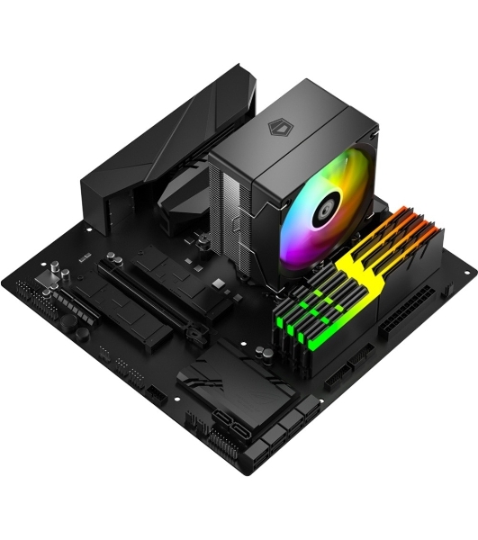 Кулер Cooler ID-Cooling SE-903-XT V2 ARGb LGA1851/1700/1200/115X/AM5/AM4 (TDP 150W, PWM, 3 тепл.трубки прямого контакта, FAN 100мм, Addressable RGb LED) RET