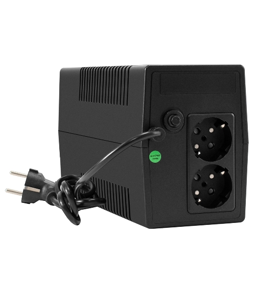 Источник бесперебойного питания ExeGate Smart LB-450.LCD.AVR.2SH (450VA/270W, LCD, AVR, 2*Schuko, батарея 12V 4.5Ah, Black)