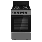 Плита газовая Maunfeld MGC50GEGR08 серый, конфорок 4 шт, духовка 59 л, 50 см x 88 см x 65 см, фото 1