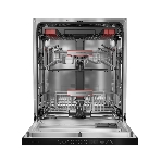 Встраиваемая посудомоечная машина Kuppersberg GHL 6030, High-Tech, 60 см, 16 комплектов, 8 программ, 3 корзины, лифт-механизм, конденсационная сушка, луч на полу, полная защита от протечек, индикатор отсутствия соли и ополаскивателя, отображение времени мытья, сенсорное управление, самодиагностика неисправностей, защита от детей, уровень шума 42 дб, энергоэффективность А, фото 1