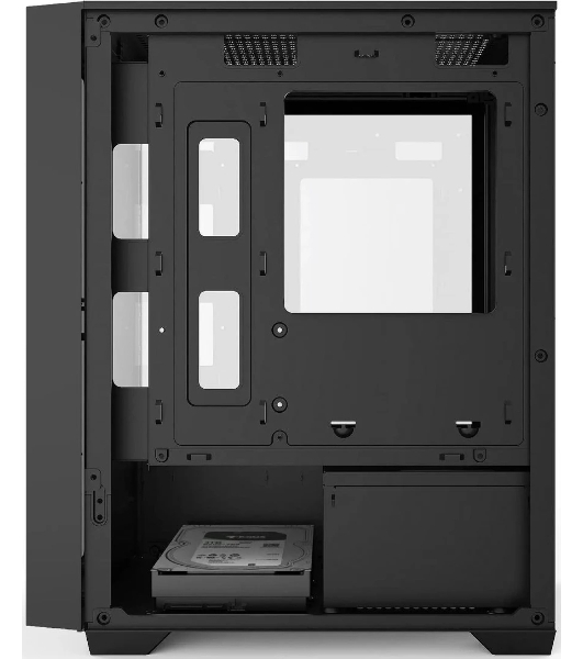 Компьютерный корпус Accord ACC-ZCU1B черный без БП mATX 3x120мм 1xUSB3.0 1xUSB3.1 audio