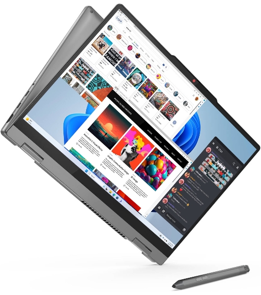 Ноутбук Lenovo IdeaPad 5 14IRH9 Core i5 13420H 16Gb SSD512Gb Intel UHD Graphics 14' IPS Touch WUXGA (1920x1200) без ОС grey WiFi BT Cam (83KX0042PS)
