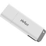 Флешка USB Netac U185 (NT03U185N-004G-20WH), 4Gb, USB 2.0, R/W 25/10, белый/серый, фото2