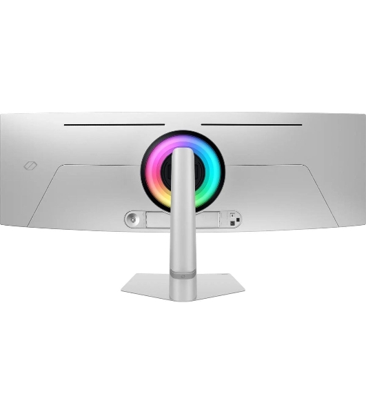 Монитор 49' Samsung Odyssey OLED G9 S49DG932SIXCI OLED 5120x1440, 240 Гц, 0.03 мс, 32:9, 250 кд/м², 1xHDMI, 1xDP, 2xUSB-C, 1x3.5 мм, изогнутый R1800, серебристы