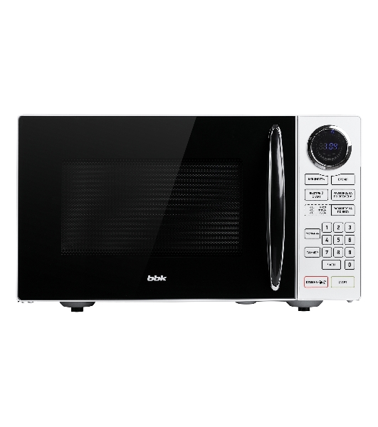 Микроволновая печь BBK 23MWS-916S/BW черный/белый, 23 л, 900 Вт, переключатели - сенсор