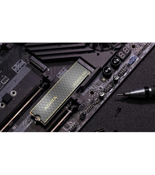 Накопитель SSD ADATA LEGEND 860, 1Tb, PCIe 4.0 x4, 2280, NVMe, R/W 6000/4000, с радиатором