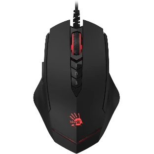 Мышь проводная A4Tech Bloody V8 черный, 3200 dpi, USB, кнопки - 8