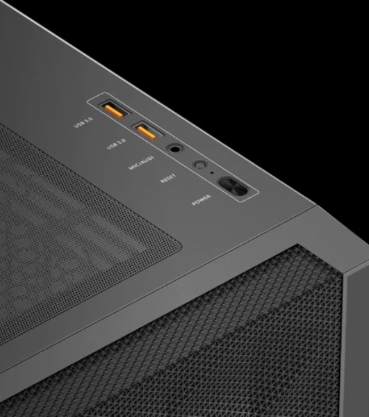 Компьютерный корпус без блока питания PCCooler C3D510 BK, Mesh Mid Tower, черный, TG, 0.7 SPCC, no fans E-ATX, ATX, mATX, mITX 170/390/205mm 2x2.5', 2x3.5', 7xPCI 2xUSB-A 3.0 455x220x491mm