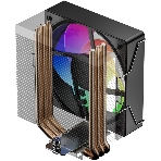 Кулер Cooler ID-Cooling SE-903-XT V2 ARGb LGA1851/1700/1200/115X/AM5/AM4 (TDP 150W, PWM, 3 тепл.трубки прямого контакта, FAN 100мм, Addressable RGb LED) RET, фото4
