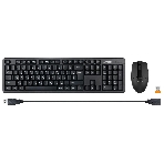 Комплект клавиатура+мышь A4Tech 3330N беспроводной, USB, 1200 DPI, чёрный, фото2