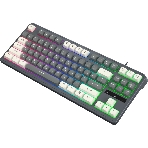 Клавиатура Oklick 731G проводная, USB Type-A, серый/белый, фото5