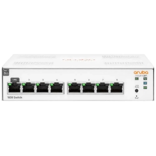 Коммутатор HPE Aruba Instant On 1830 8G, 8×1 Гбит/с, настраиваемый