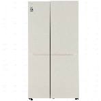 Холодильник LG GC-B257KEHW бежевый двухкамерный 422/206 л., морозилка сбоку, No Frost, Side by Side, фото6