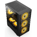 Компьютерный корпус Accord ACC-ZCU1B черный без БП mATX 3x120мм 1xUSB3.0 1xUSB3.1 audio, фото5