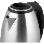 Электрочайник Blackton Bt KT1811S стальной/черный, 1.8 л, 1850 Вт, скрытый нагревательный элемент, фото2