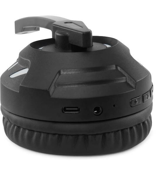 Гарнитура Oklick HS-L420G чёрный, беспроводная + проводная, Bluetooth, до 30 ч, подсветка