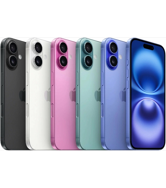 Смартфон Apple iPhone 16 A3287, 8/128Gb, ультрамарин