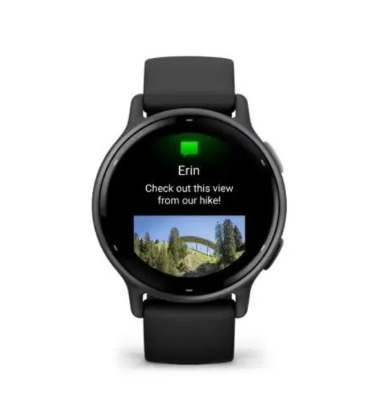Умные часы Garmin Vivoactive 5, 1.2' AMOLED, 5G, Wi-Fi, Bluetooth, NFC, 5 ATM, черный