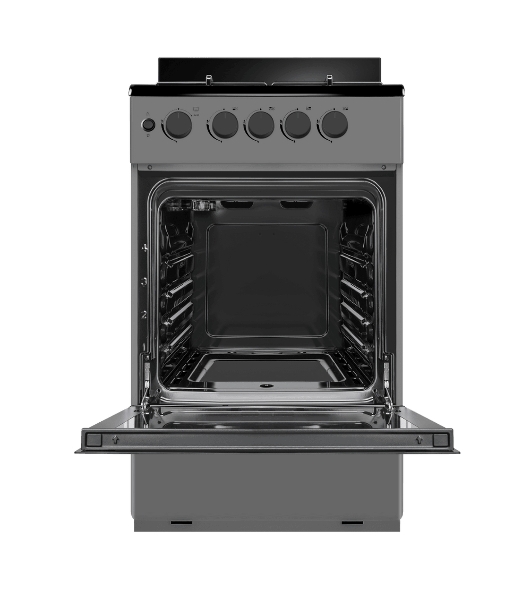Плита газовая Maunfeld MGC50GEGR08 серый, конфорок 4 шт, духовка 59 л, 50 см x 88 см x 65 см