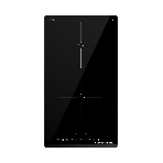 Индукционная варочная панель Kuppersberg ICI 306, High-Tech, индукция, 30 см, 2 зоны нагрева, 9 уровней мощности, inverter, таймер, пауза, Booster, слайдерное управление, черный, фото 1